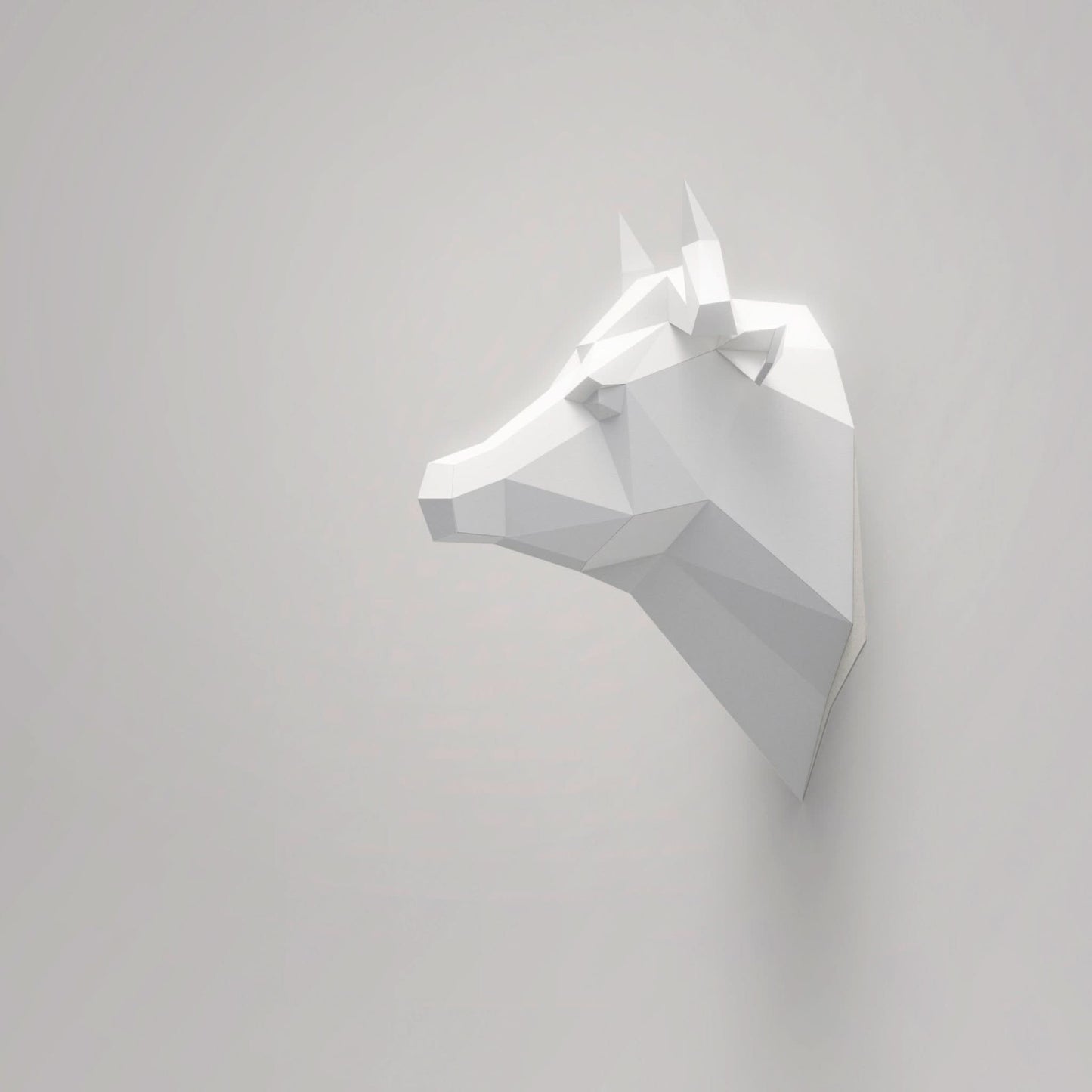 Polygonal Bull 3D Papercraft – Digital Download - NoyanLimited
