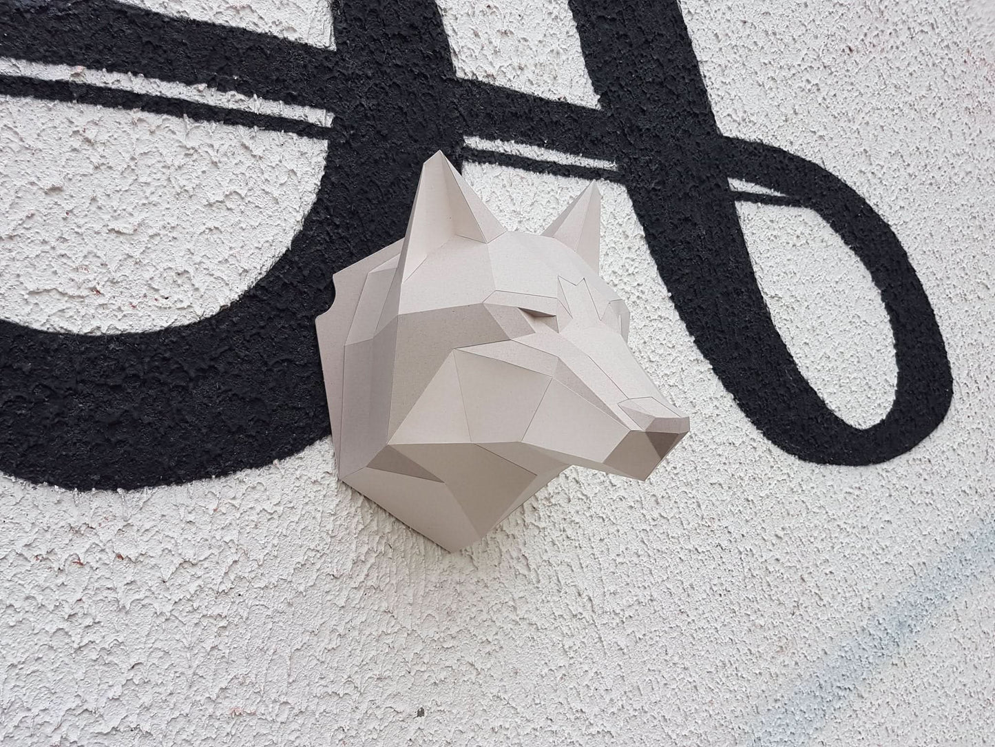 Polygonal Wolf 3D Papercraft – Digital Download - NoyanLimited