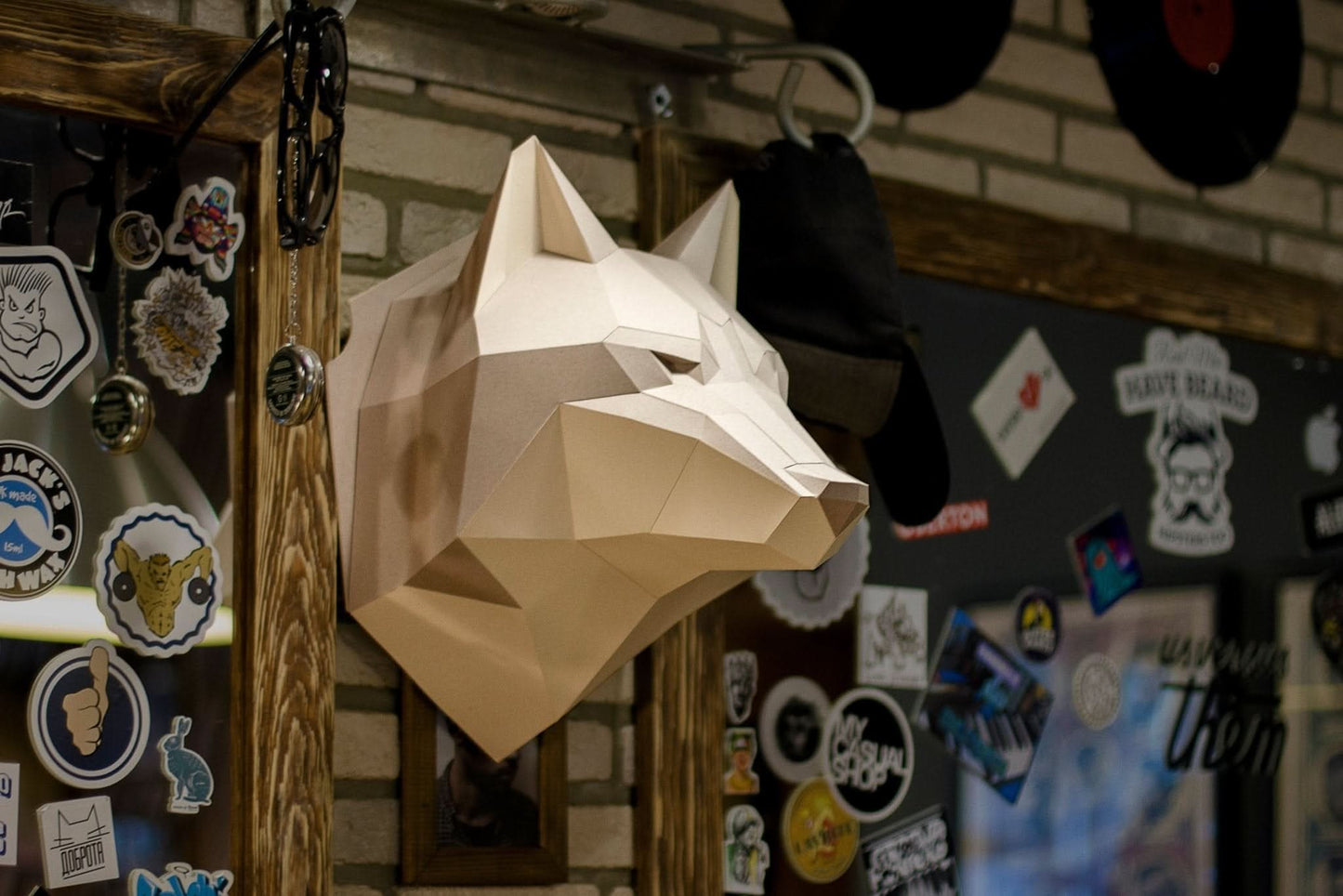 Polygonal Wolf 3D Papercraft – Digital Download - NoyanLimited