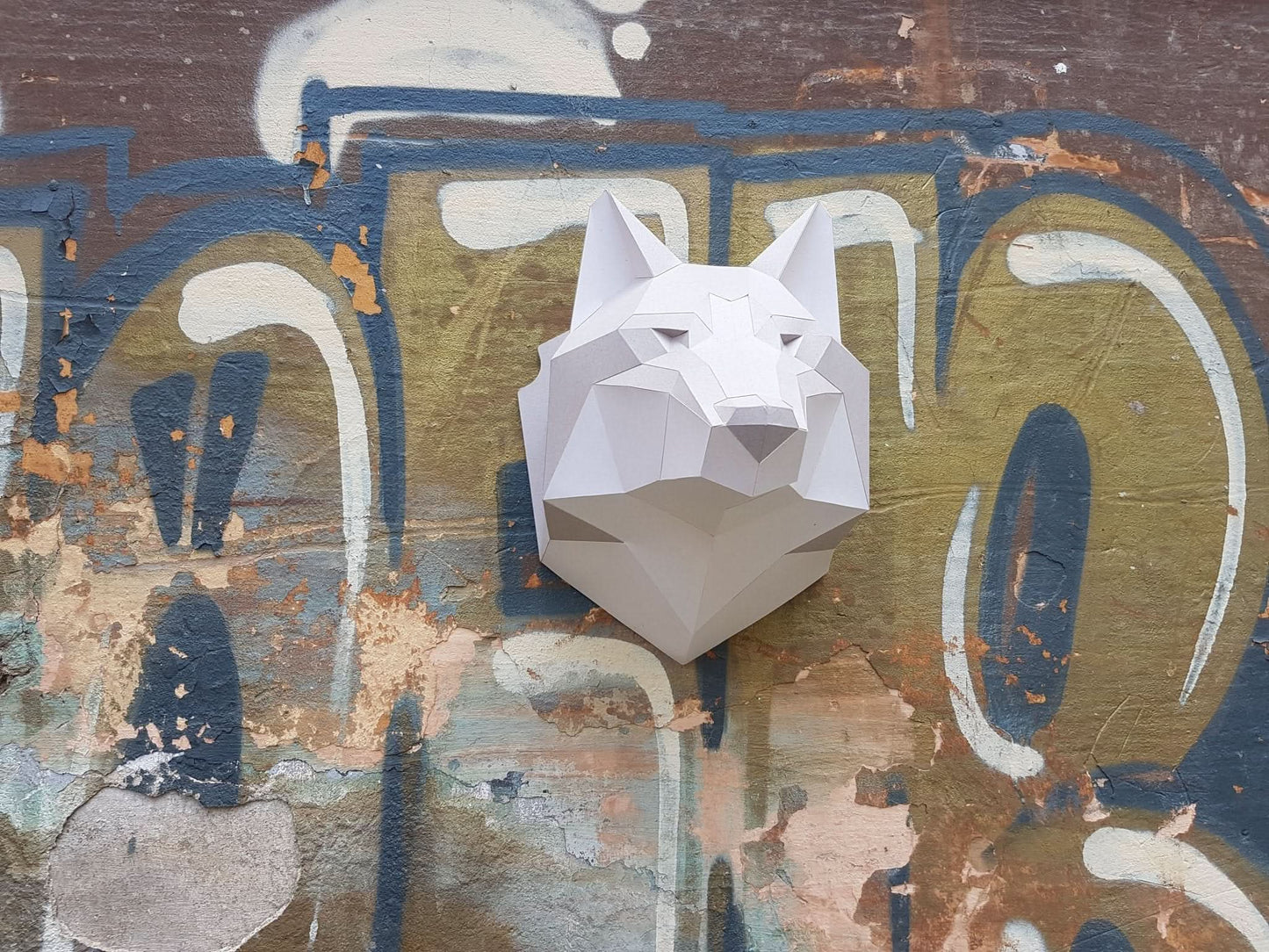 Polygonal Wolf 3D Papercraft – Digital Download - NoyanLimited