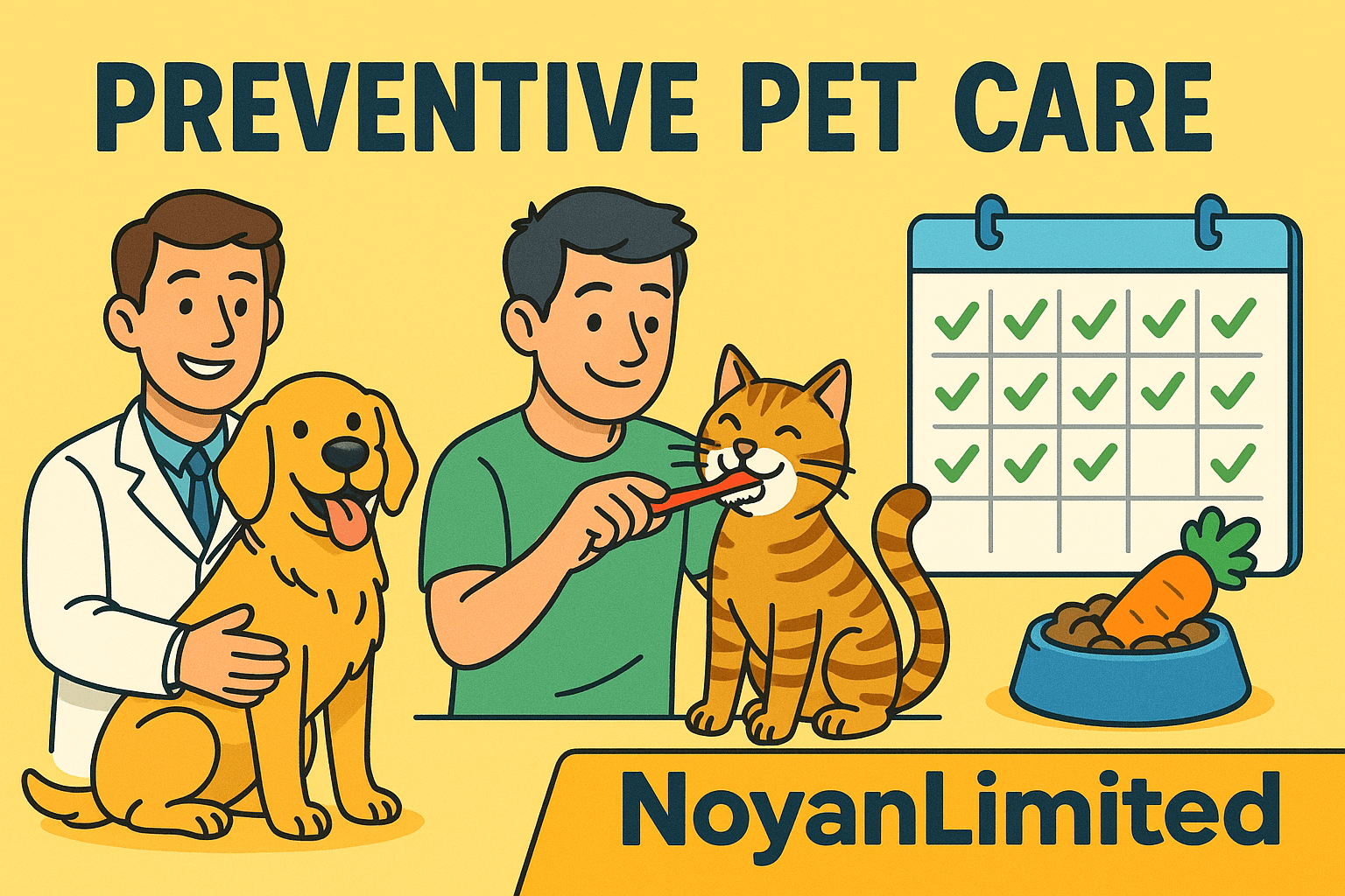 The Complete Guide to Preventative Pet Care: Keeping Your Companion Healthy - NoyanLimited