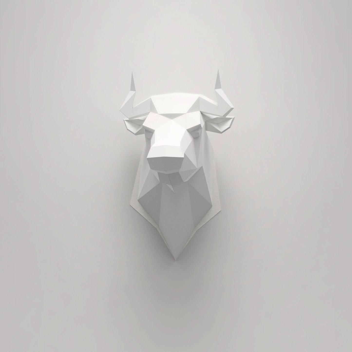 Polygonal Bull 3D Papercraft – Digital Download - NoyanLimited