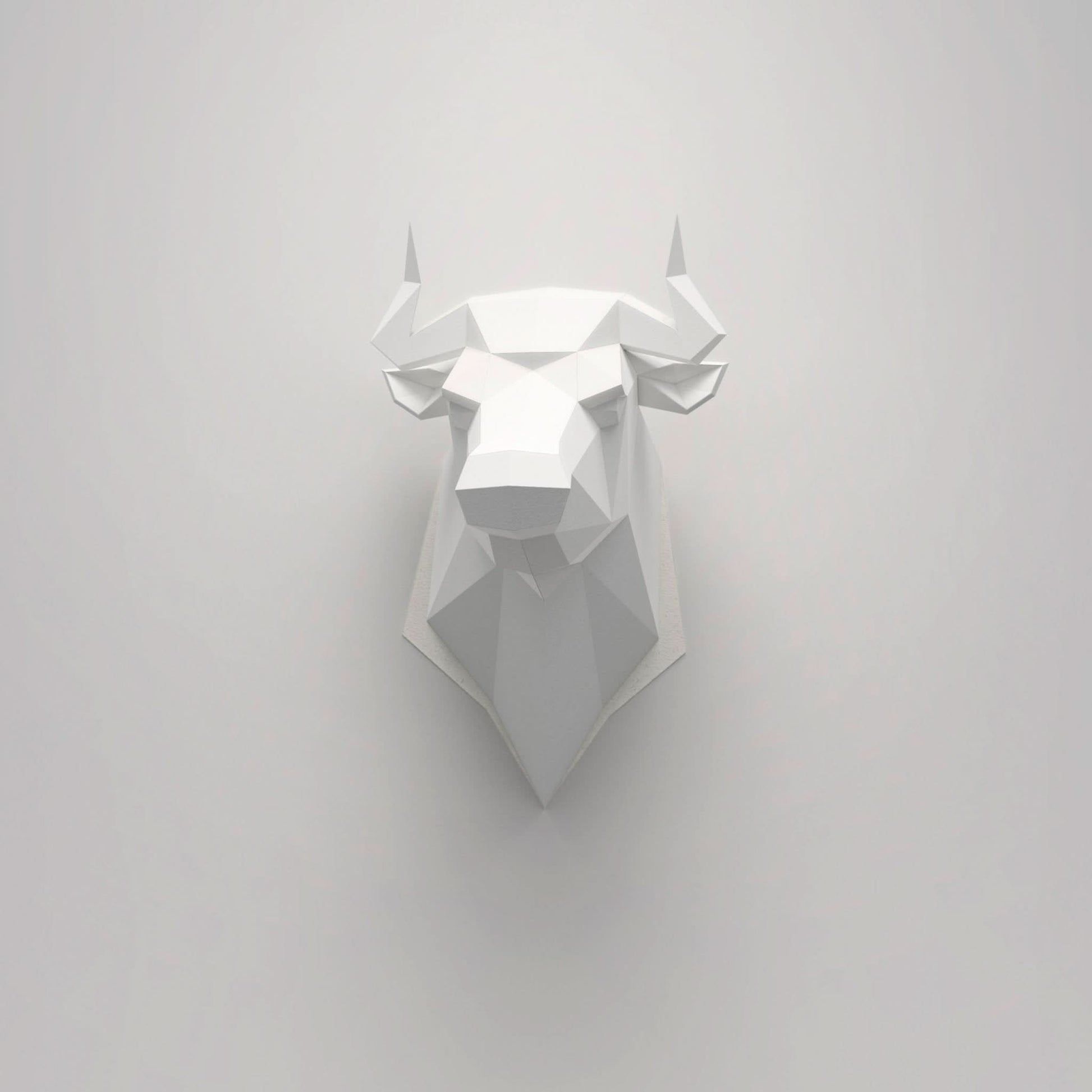 Polygonal Bull 3D Papercraft – Digital Download - NoyanLimited