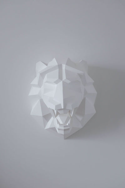 Polygonal Roaring Lion 3D Papercraft – Digital Download - NoyanLimited
