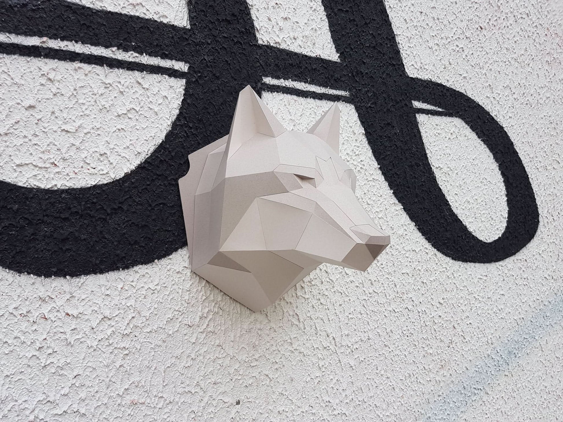 Polygonal Wolf 3D Papercraft – Digital Download - NoyanLimited